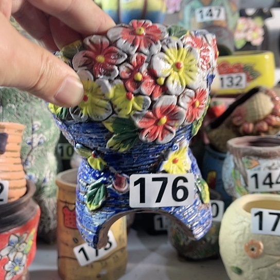 红陶多肉植物花盆