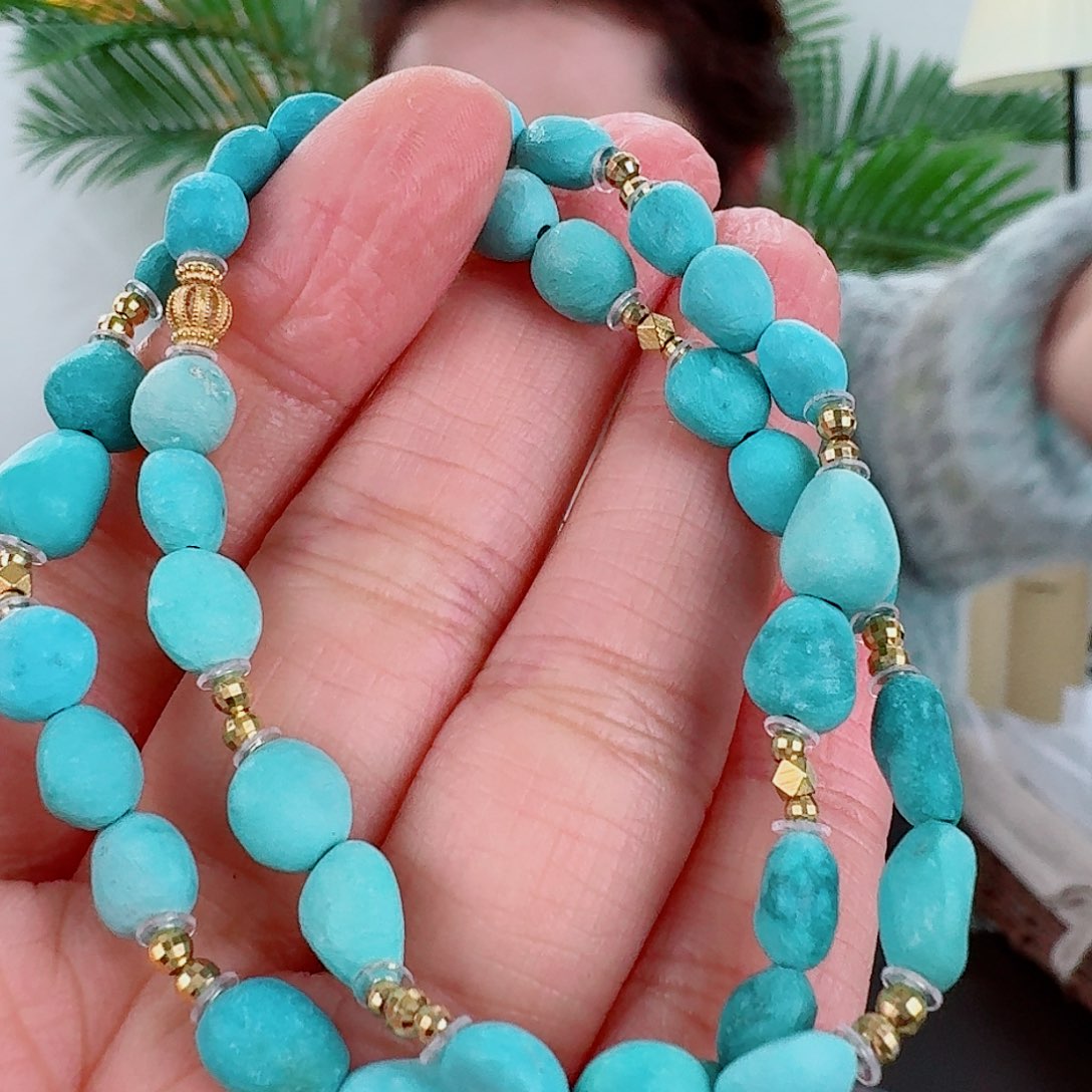 未镶嵌绿松石珠宝奇石