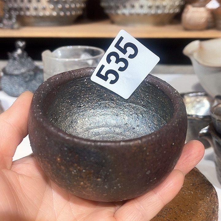 杯高温柴烧陶泥主人杯