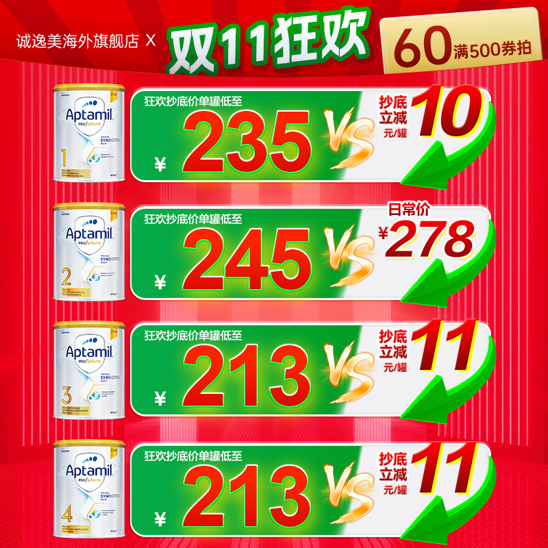 「消费券500-60」【无贴无赠】澳版营养配方进口小孩奶粉宝宝奶粉
