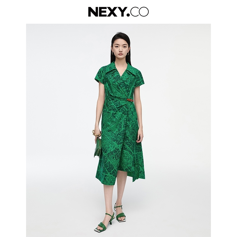NEXY.CO/奈蔻连衣裙|地图系列|重要场合|职业女性|XF05988J5