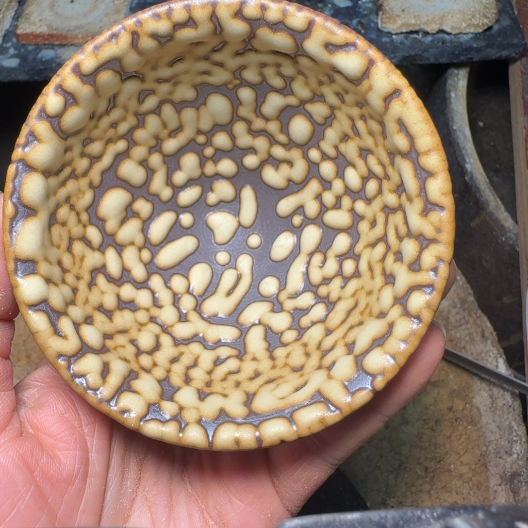 柴烧建盏茶盏茶杯32