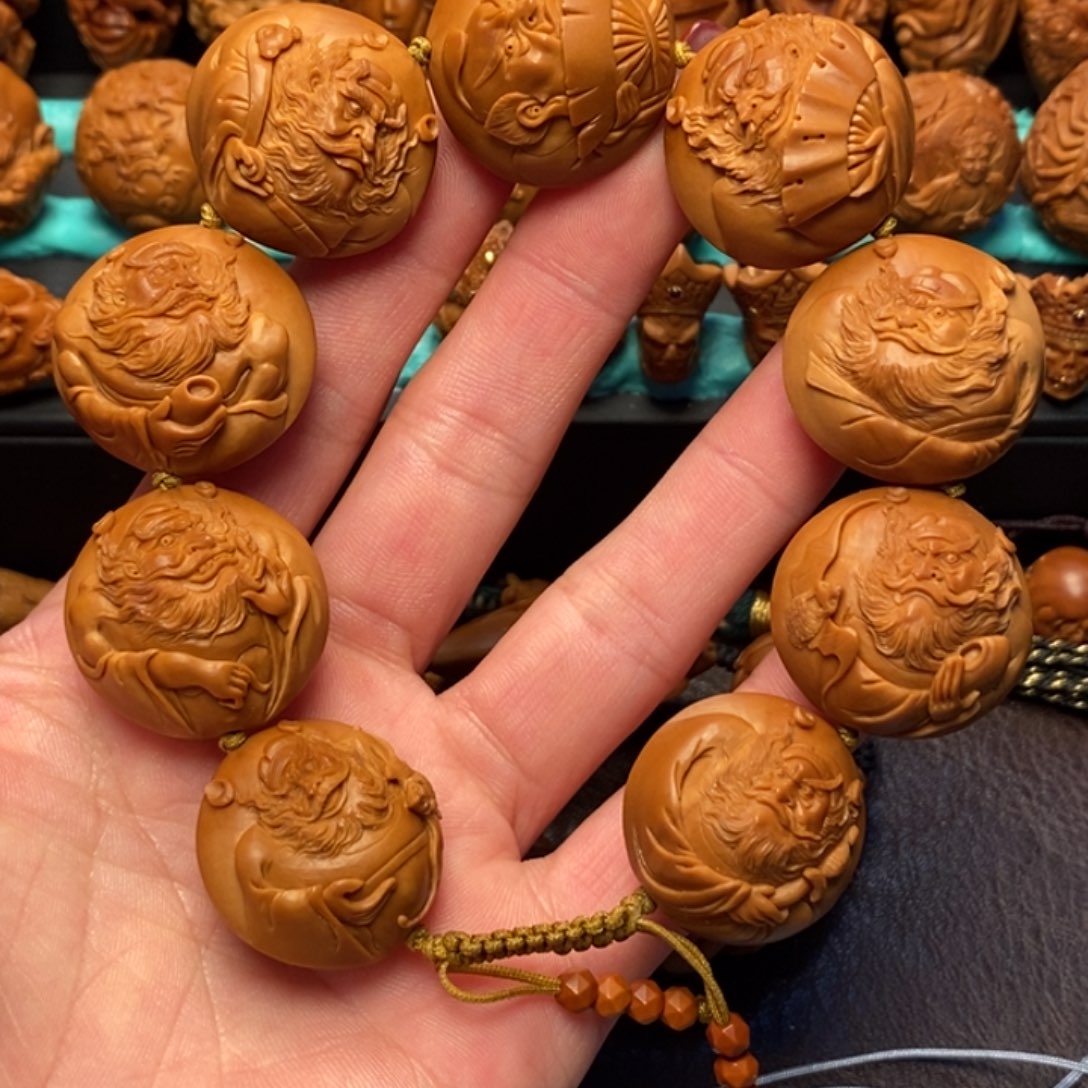 橄榄核手串/手链四花2.7钟馗
