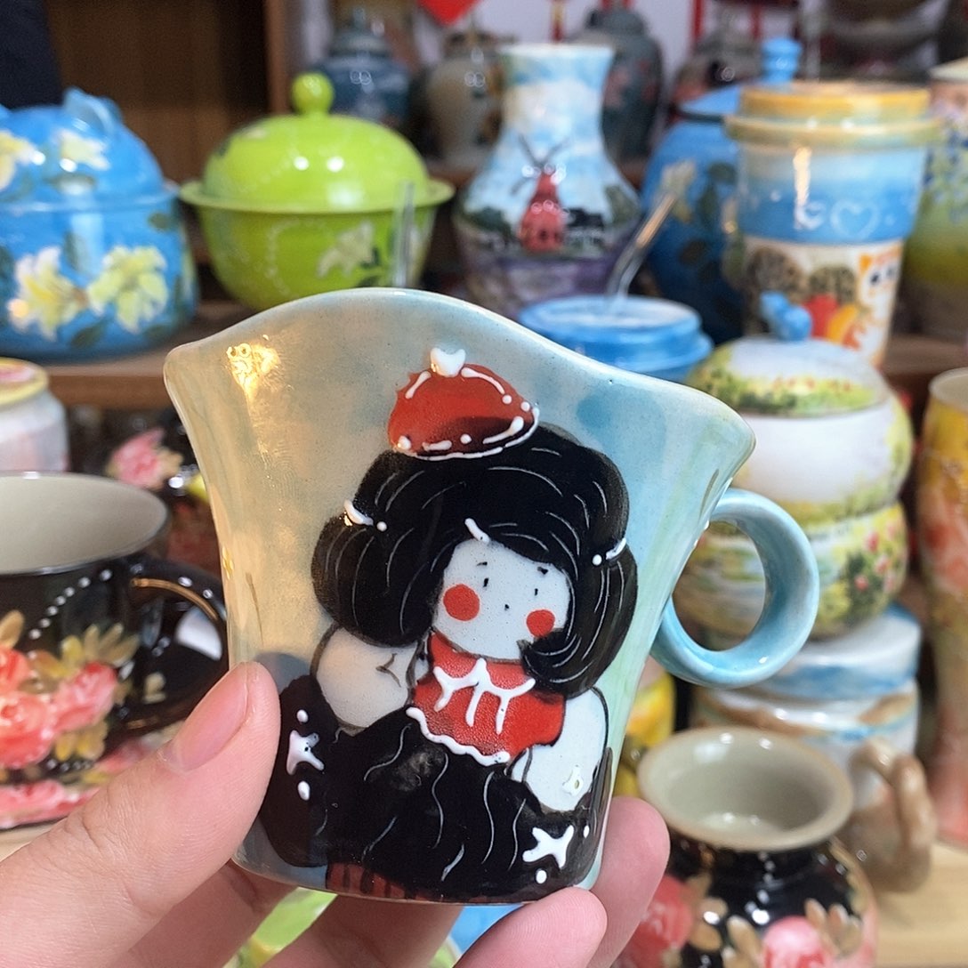 瓷片手绘陶瓷超香