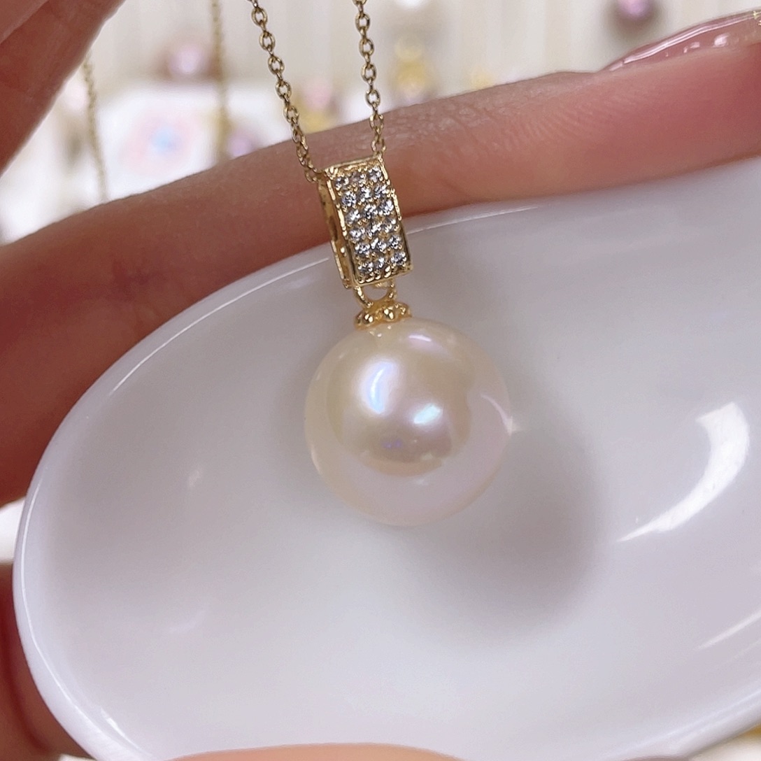 淡水珍珠未镶嵌吊坠(赠链)