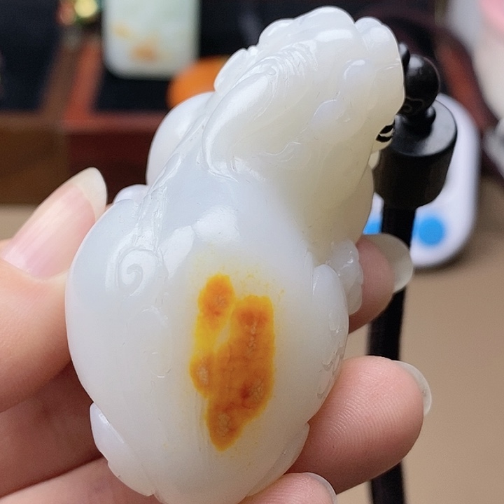 和田玉挂件未镶嵌富**开F