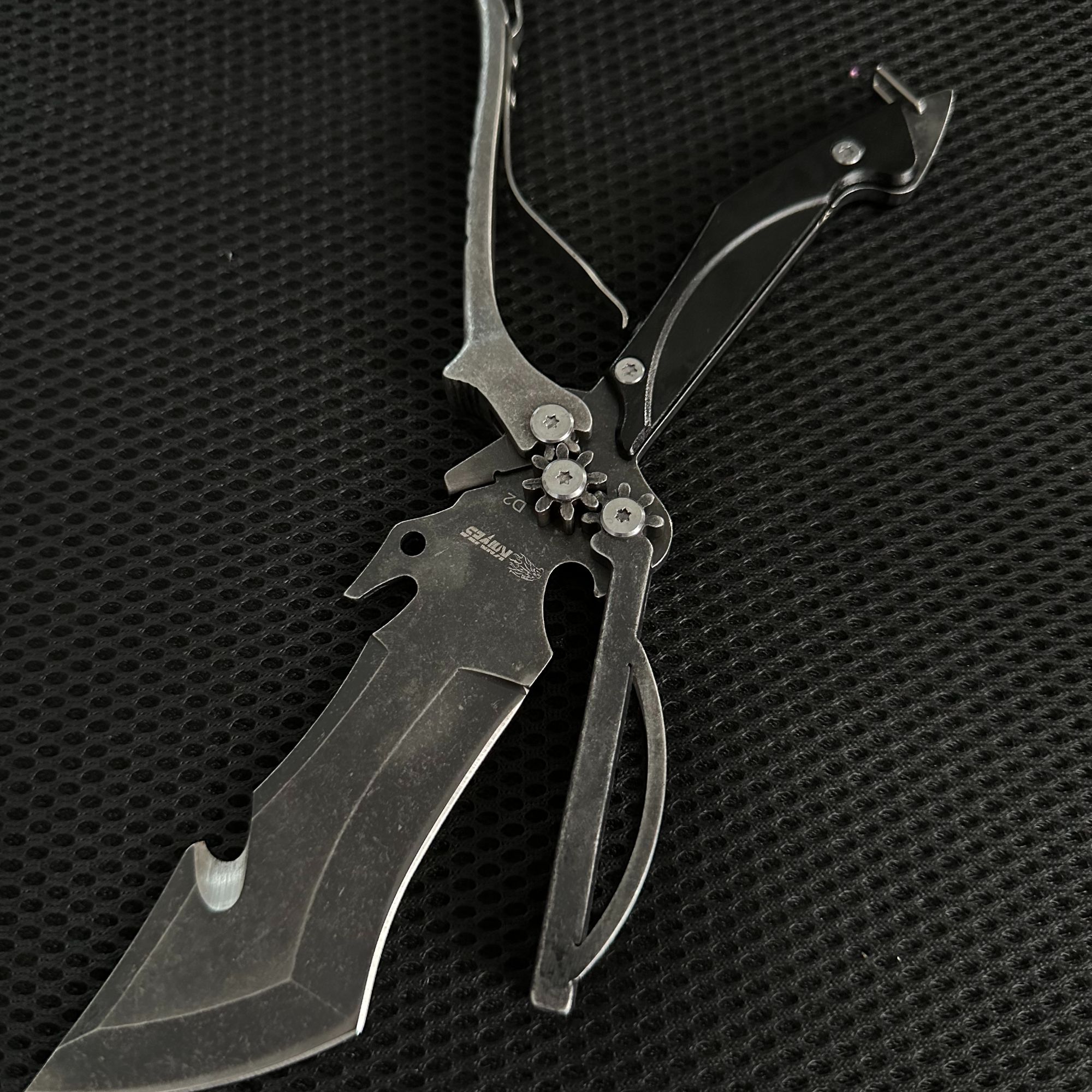 新品天羽多功能户二合一水果切肉露营剔骨鸡骨树枝快递锋利刀工具