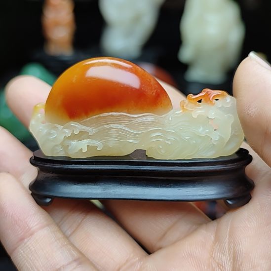 灰***黑寿山石寿山芙蓉石假一赔十