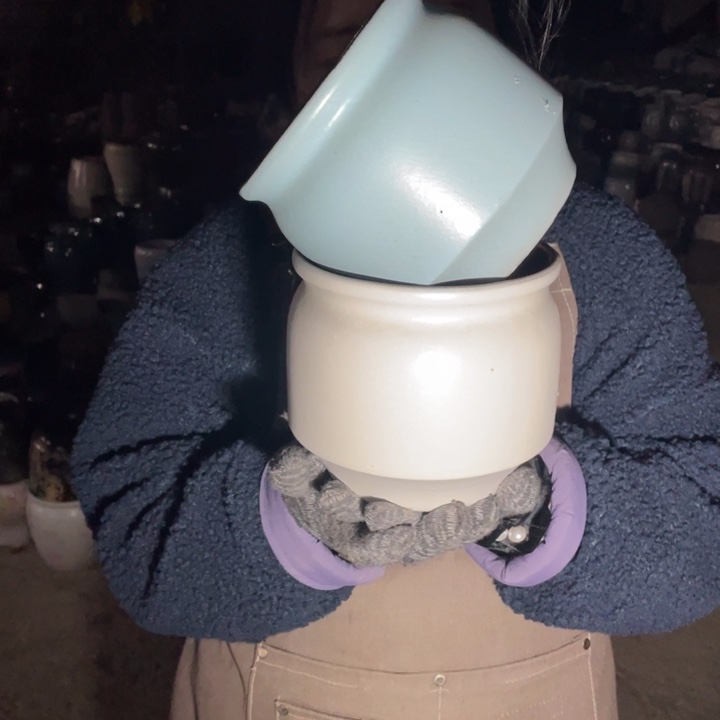 紫砂花盆口15高14正品正品