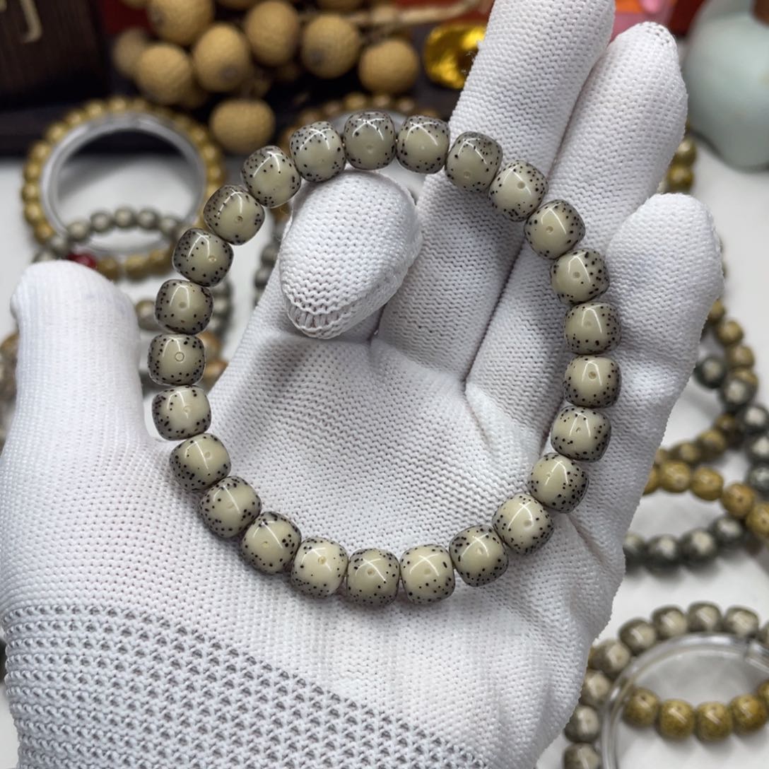 星月菩提手串波****?9mm糯冰大眼