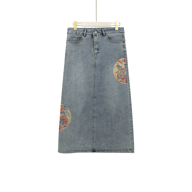  春夏新款时尚休闲百搭半裙 绮1372B