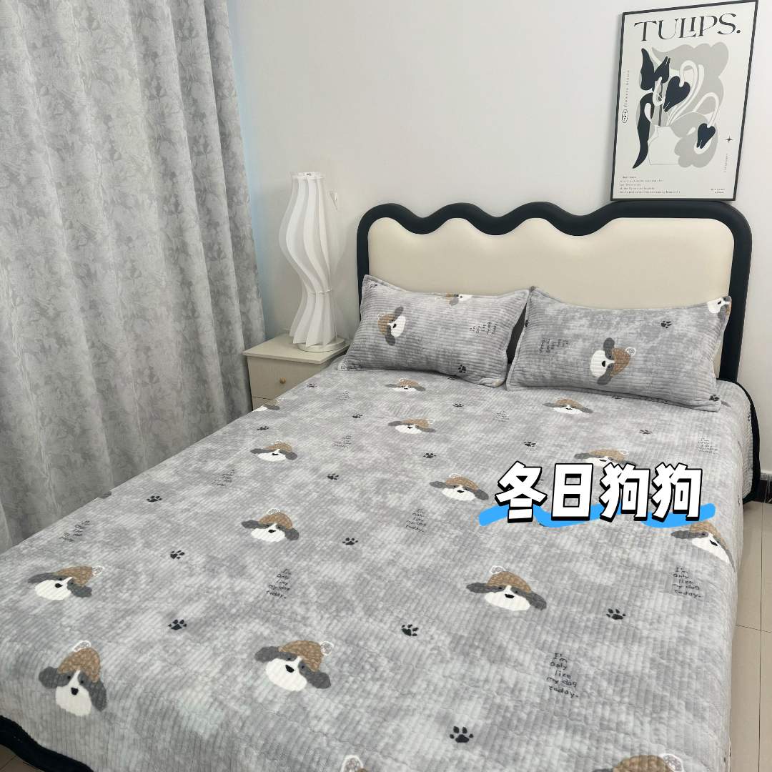 【秋冬新款】宝宝绒加厚加绒加密保暖防滑床盖可机洗不起静电【±5cm】