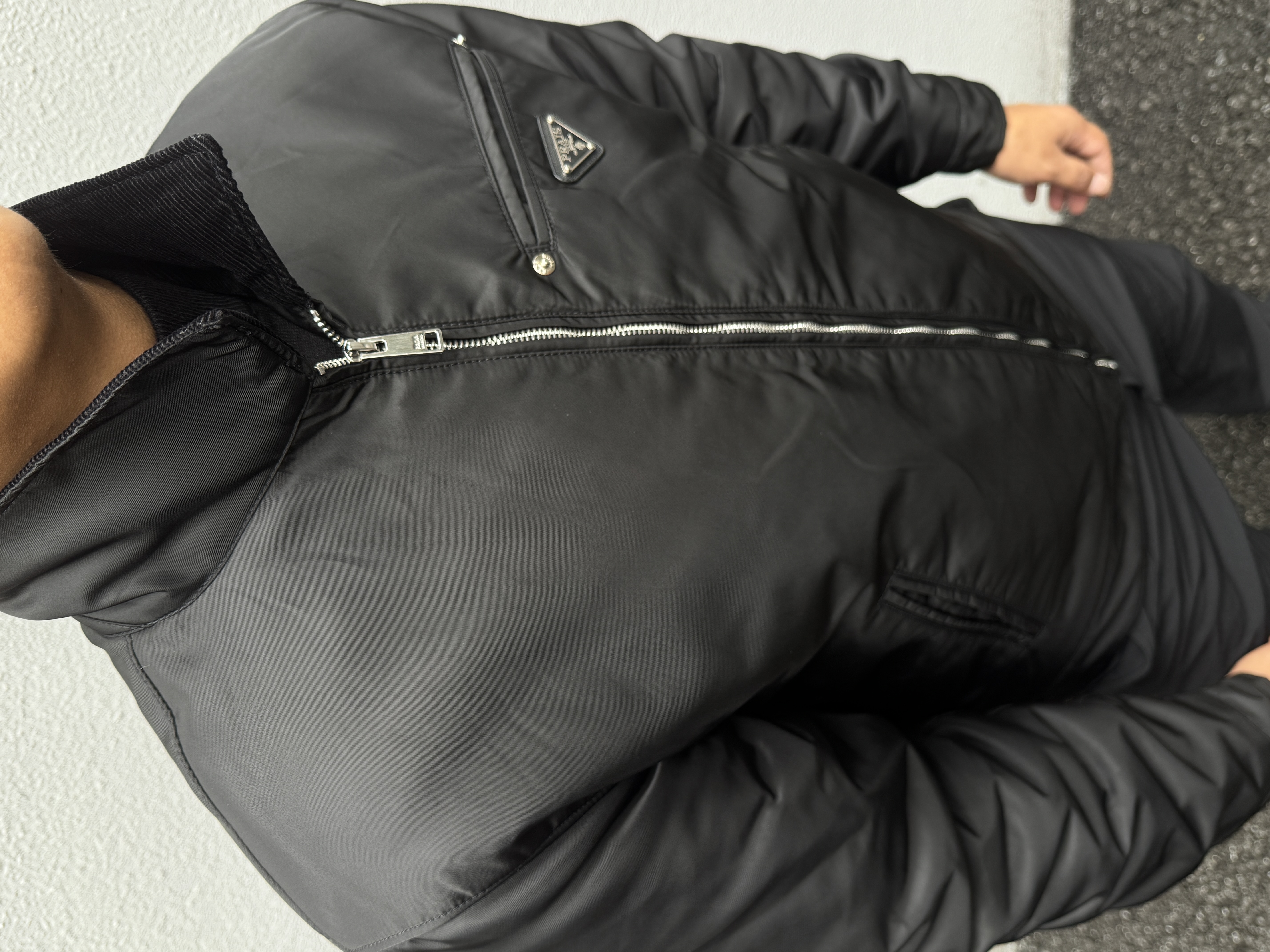 意奢老钱风重磅绵羊毛填充秋冬男士复古有型保暖百搭棉服夹克