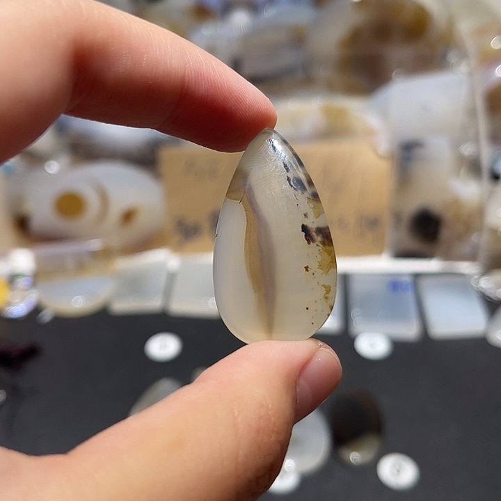 玛瑙/玉髓玉牌未镶嵌