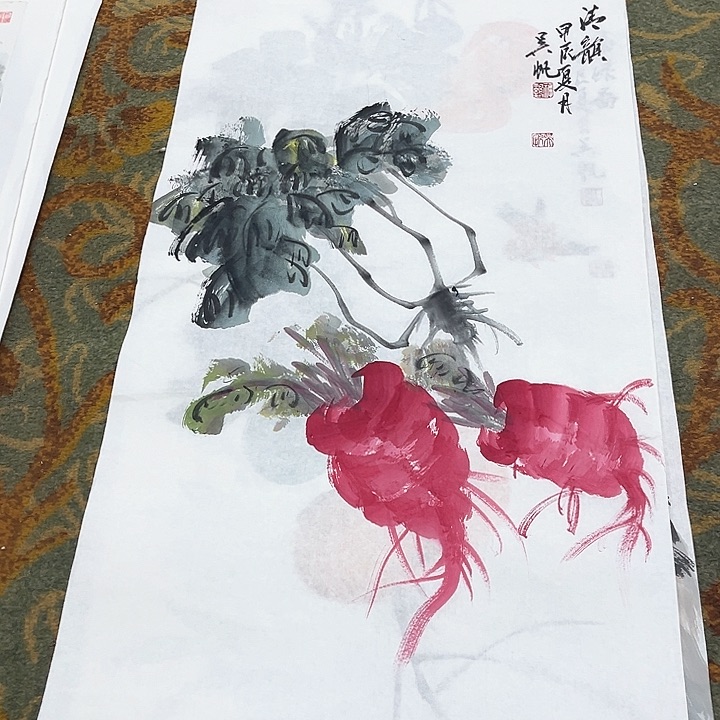 国画三尺整张吴帆