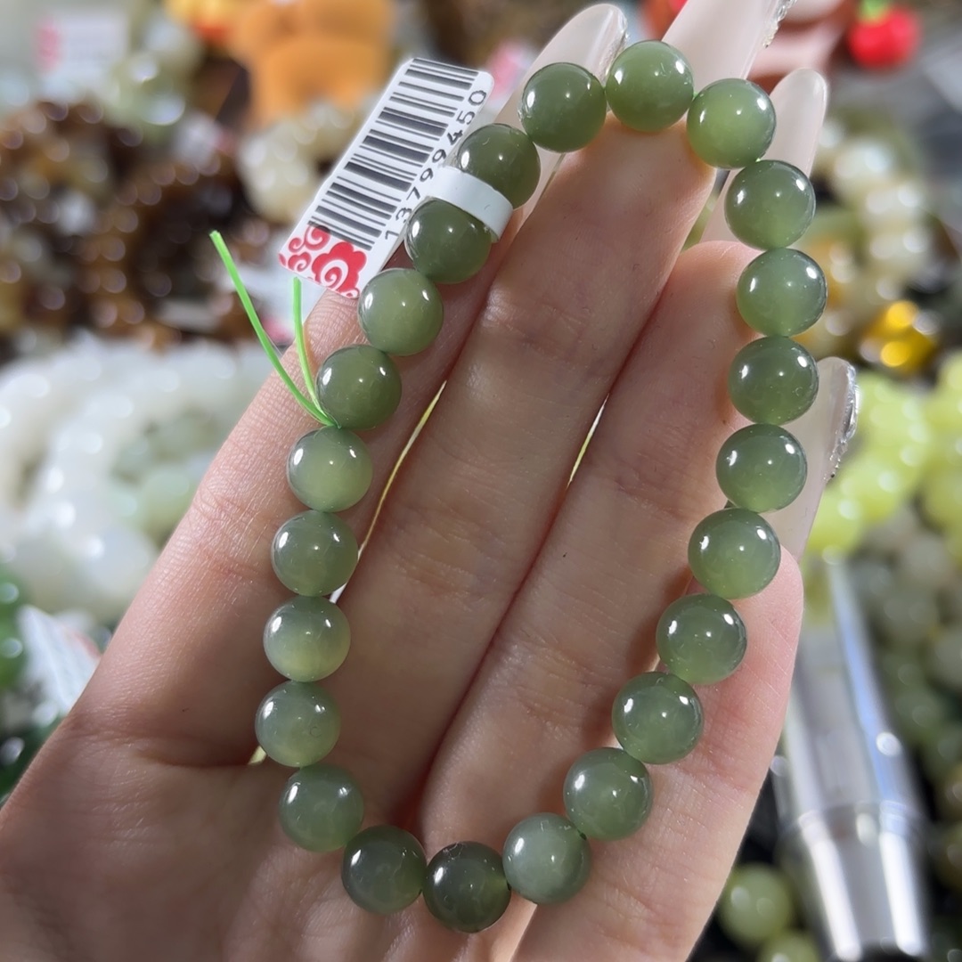 和田玉未镶嵌手链288