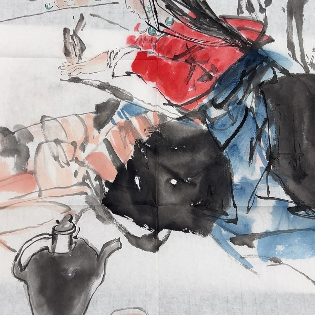 恭喜结缘精美画作