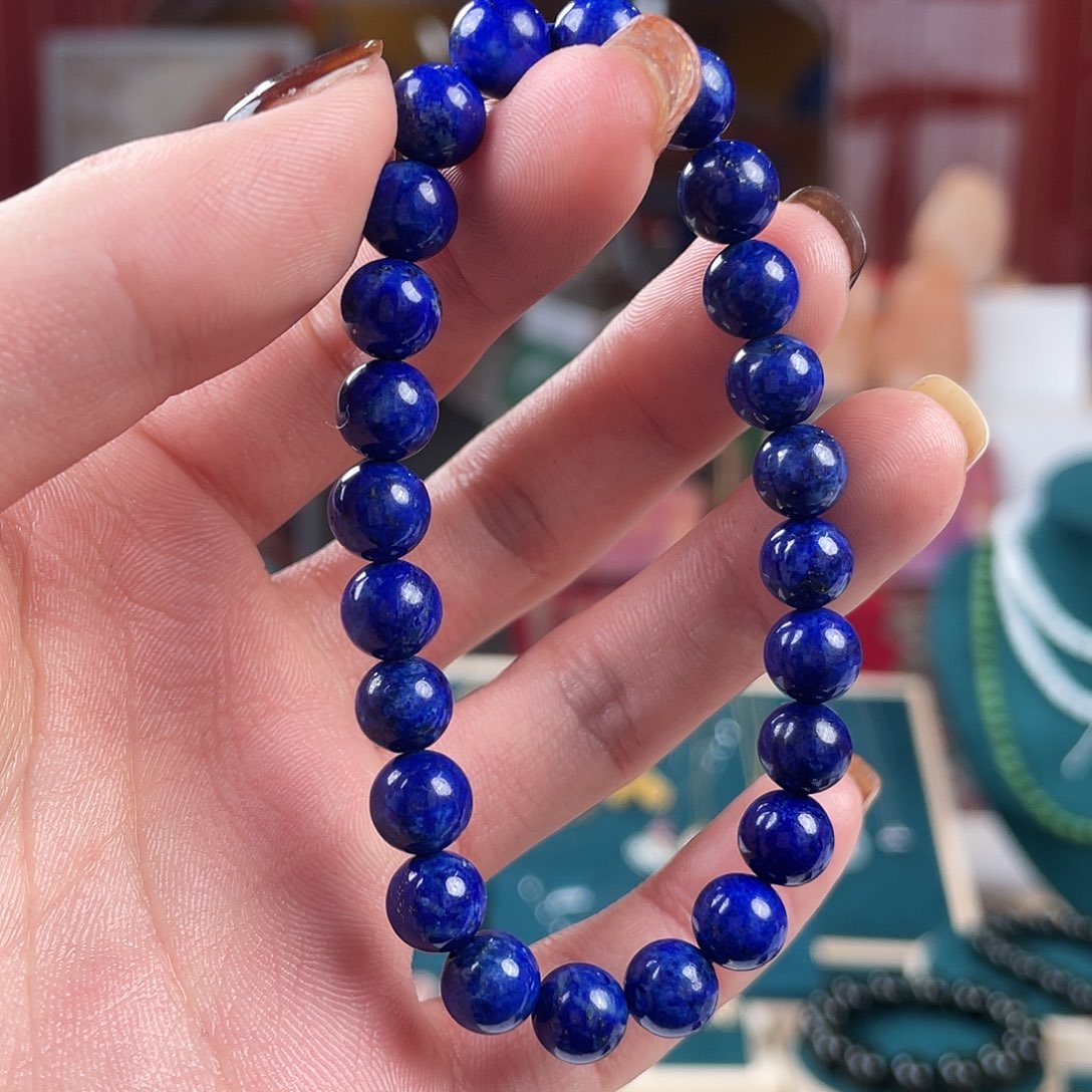 青金石未镶嵌手链