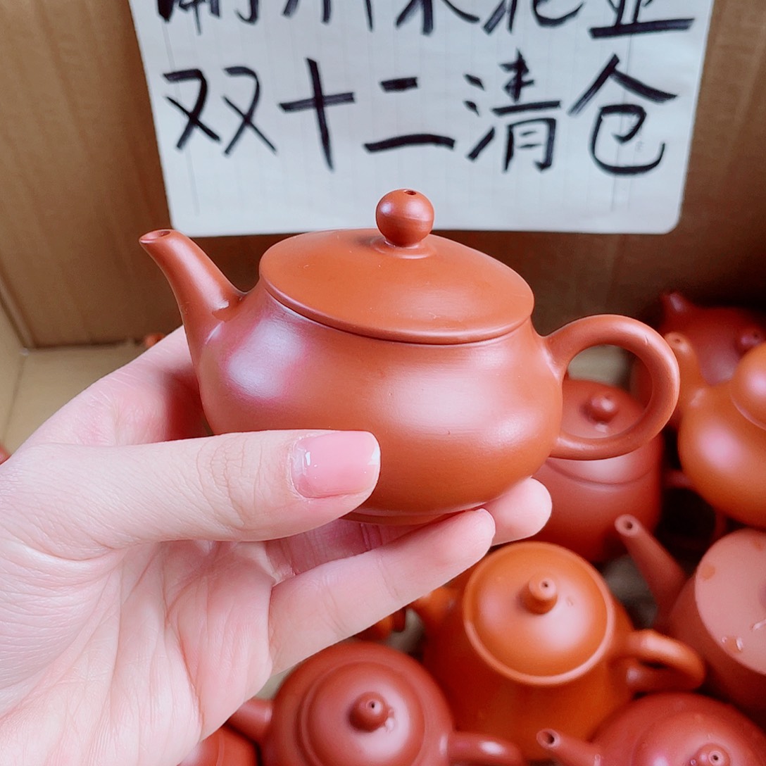 潮州朱泥壶明炉80