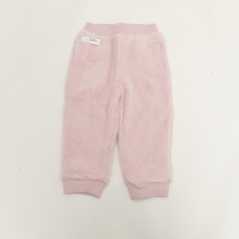 G家儿童软毛珊瑚绒加绒束脚裤