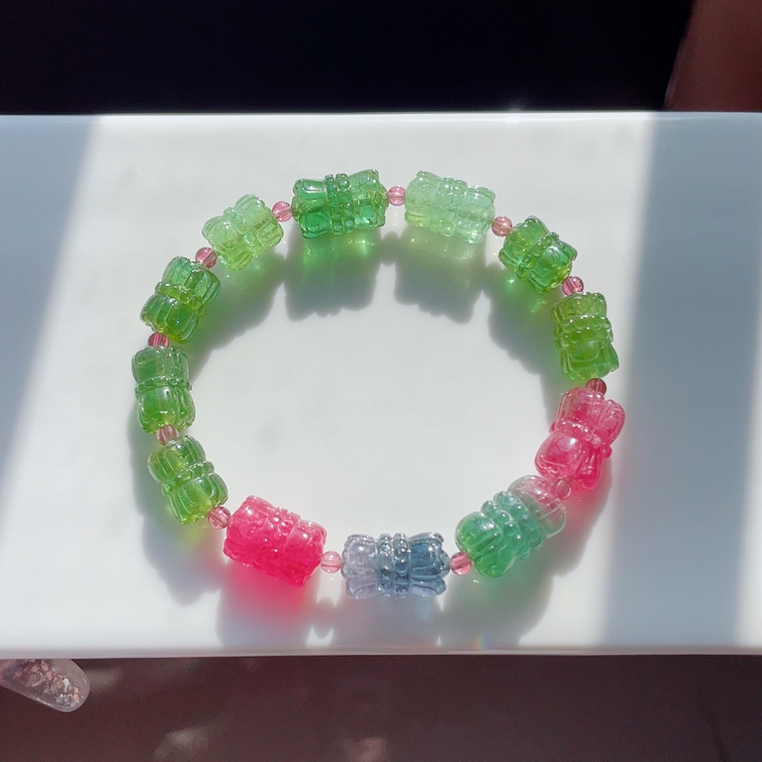 未镶嵌手链碧玺碧玺手链