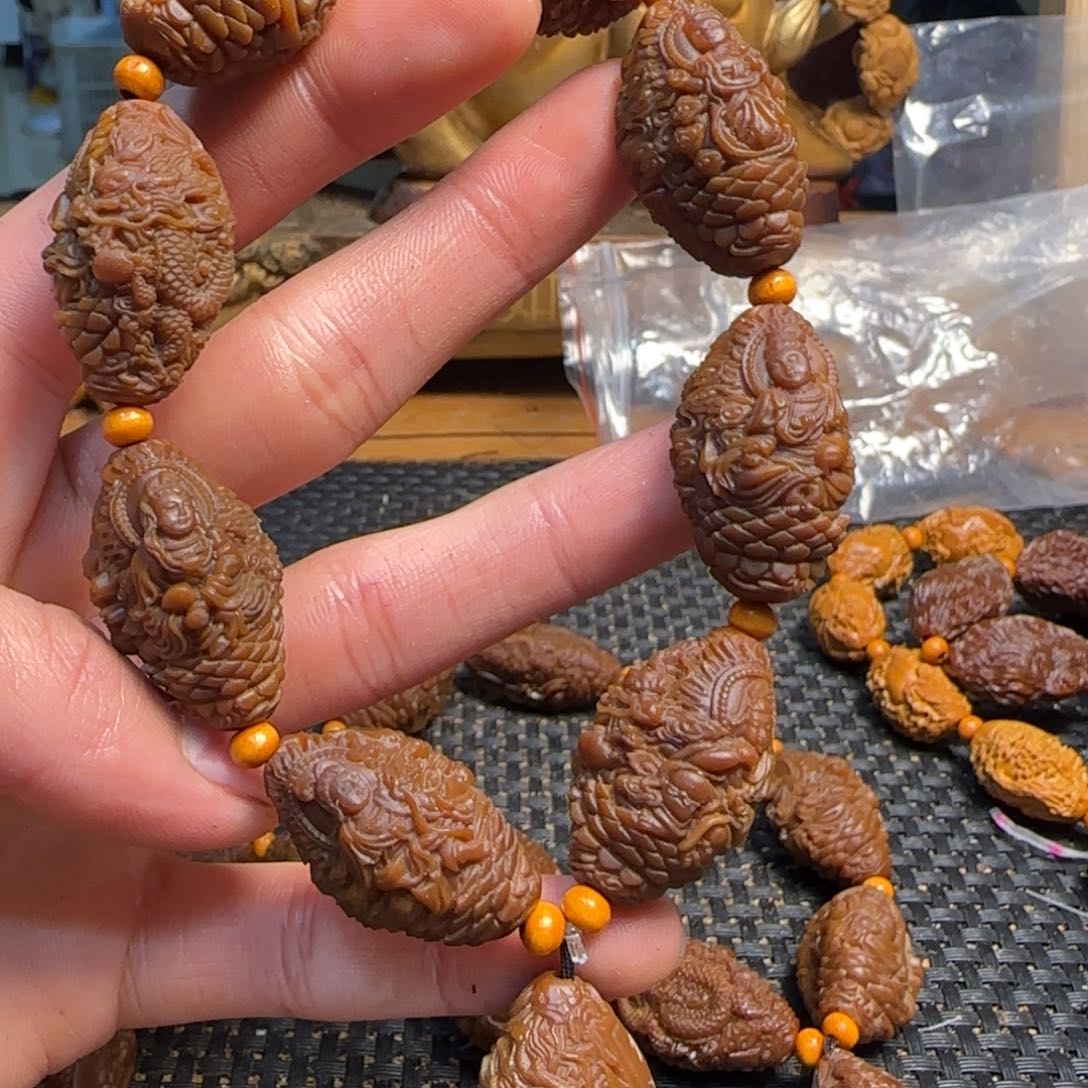 橄榄核手串/手链观音玉华