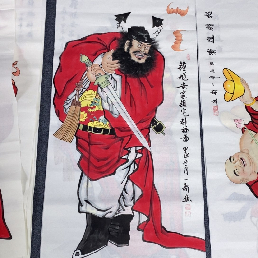 国画尺寸100✖️50三尺手绘画画画