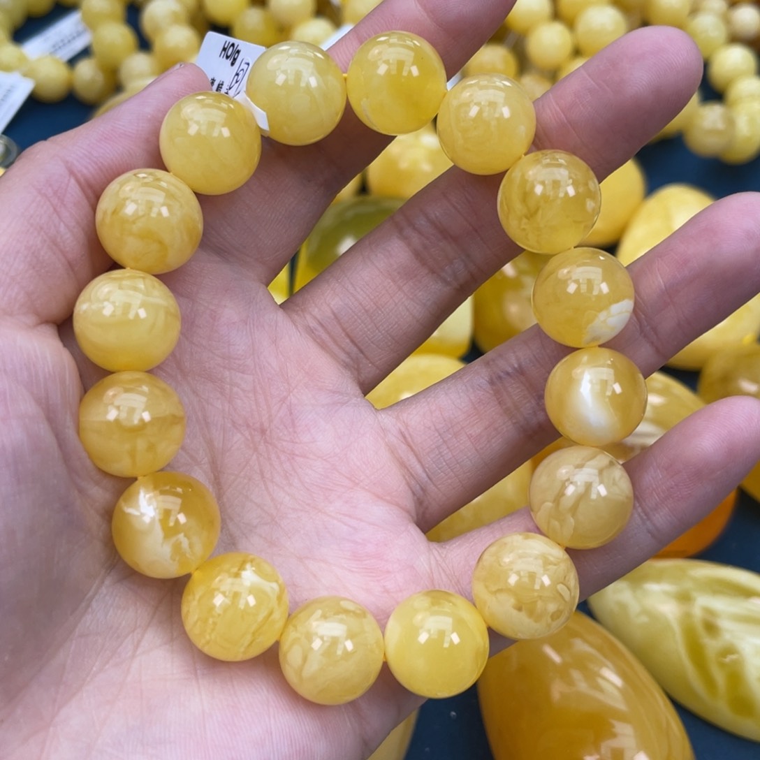 琥珀裸石未镶嵌琥珀蜜蜡w 607