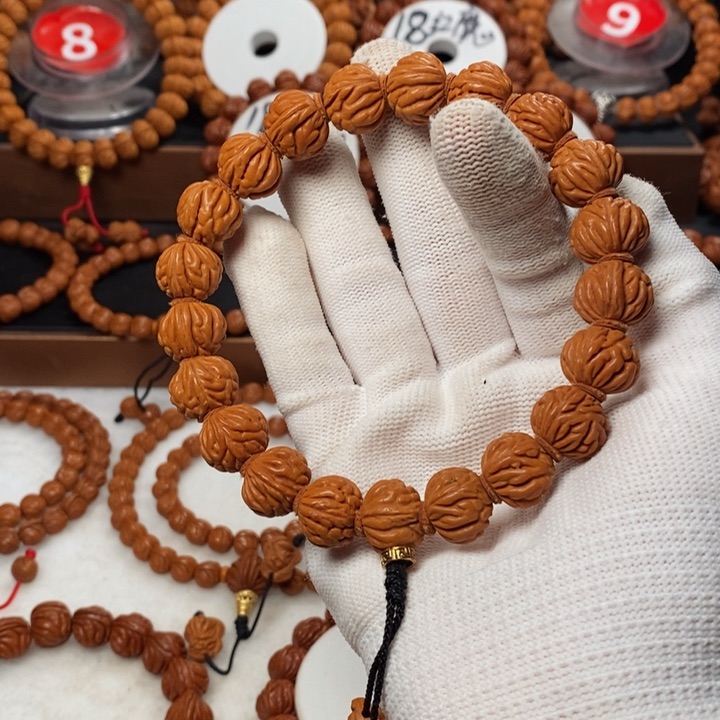 桃核手串秦岭龙纹