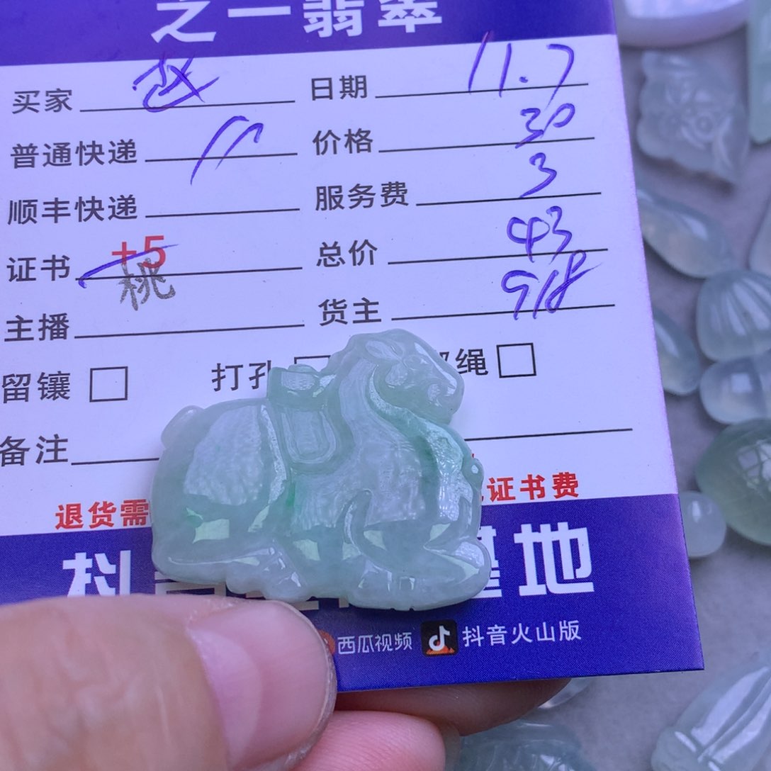 颈饰未镶嵌翡翠赵*胜