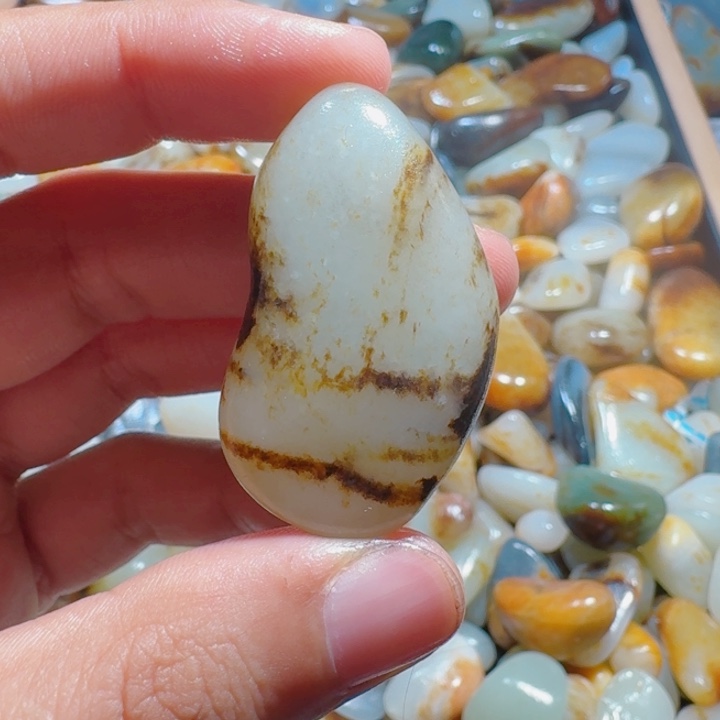 和田玉未镶嵌挂件24克