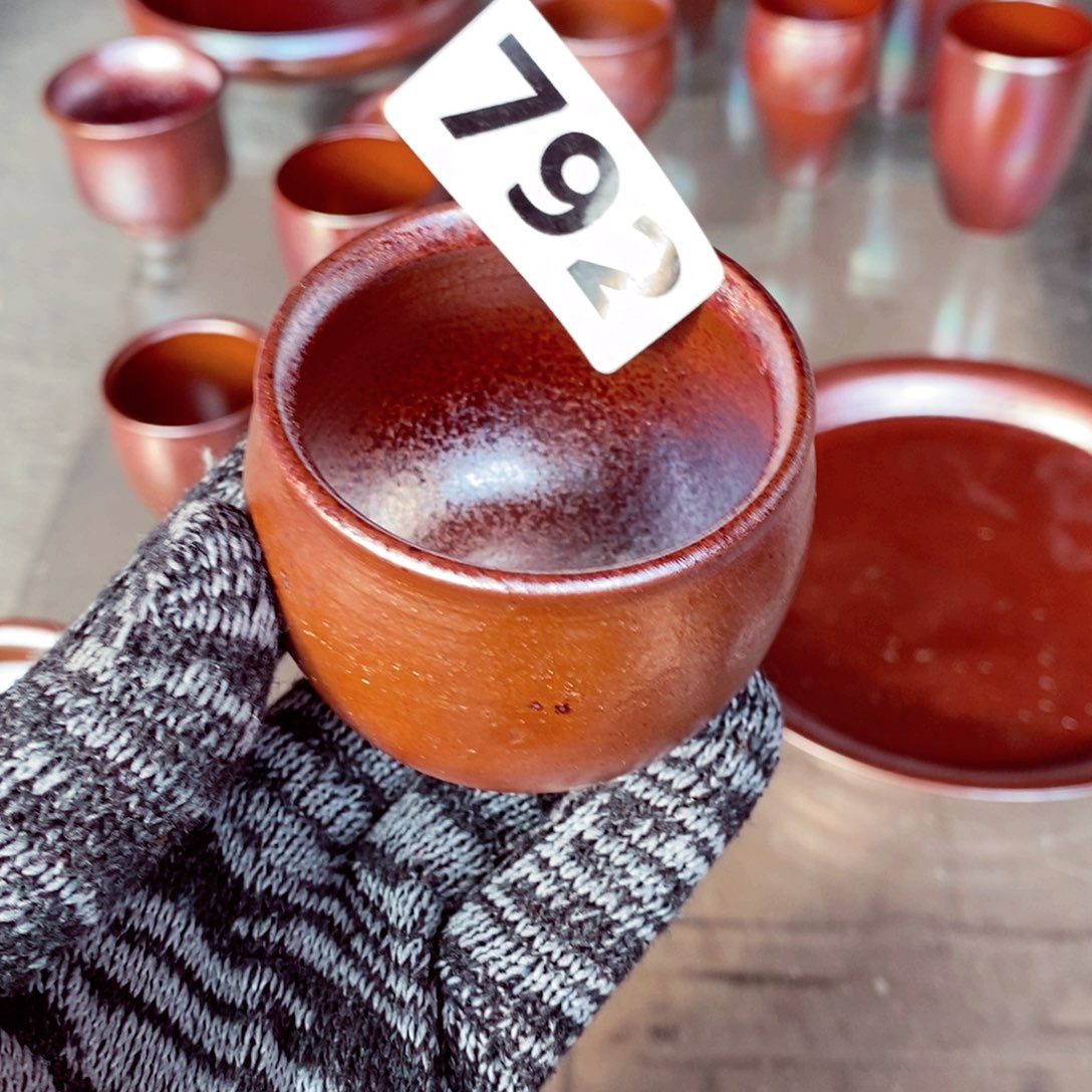  柴烧茶具陶瓷杯子