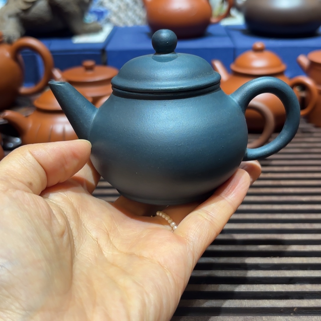 茶壶紫砂紫砂壶九十年代绿泥芭乐105cc