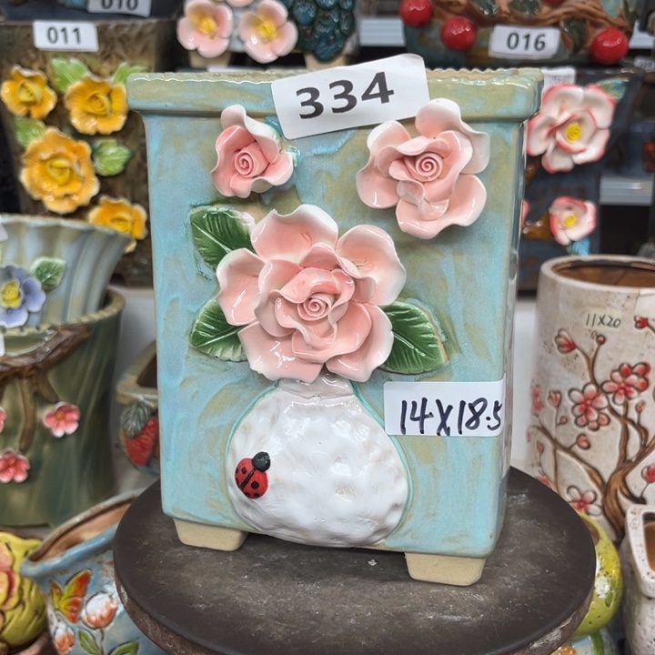 紫砂花盆粗陶材质多肉花盆