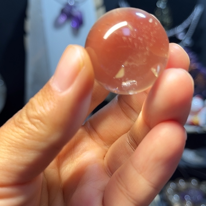 水晶颈饰未镶嵌水晶小球