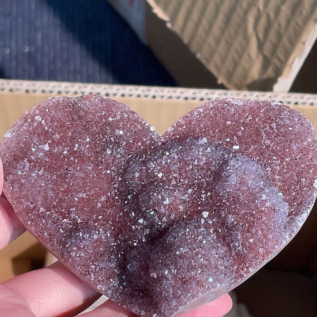 水晶手串未镶嵌水晶爱心 100号
