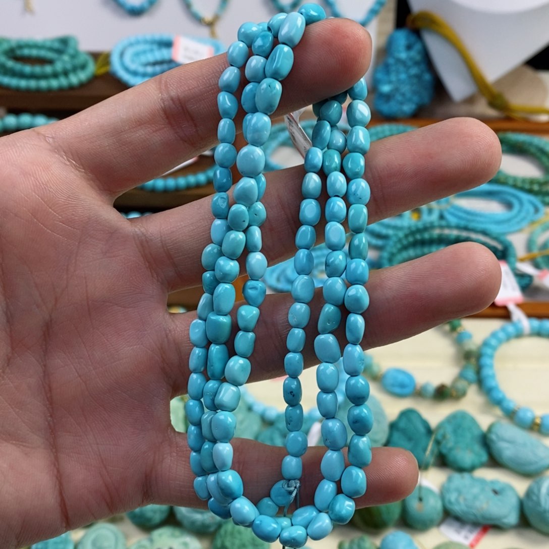 未镶嵌绿松石项链