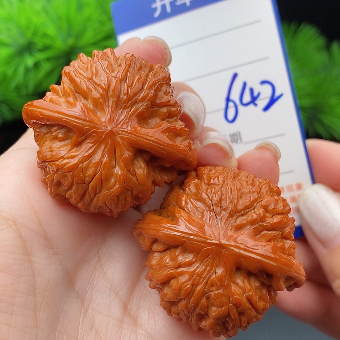 文玩核桃把件41山地磨盘642