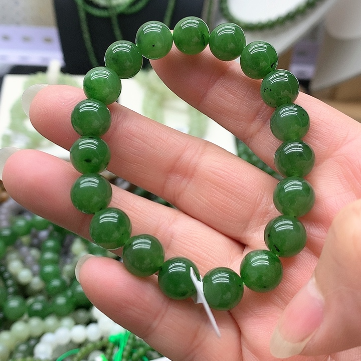 【闪购商品】和田玉手链未镶嵌9.5