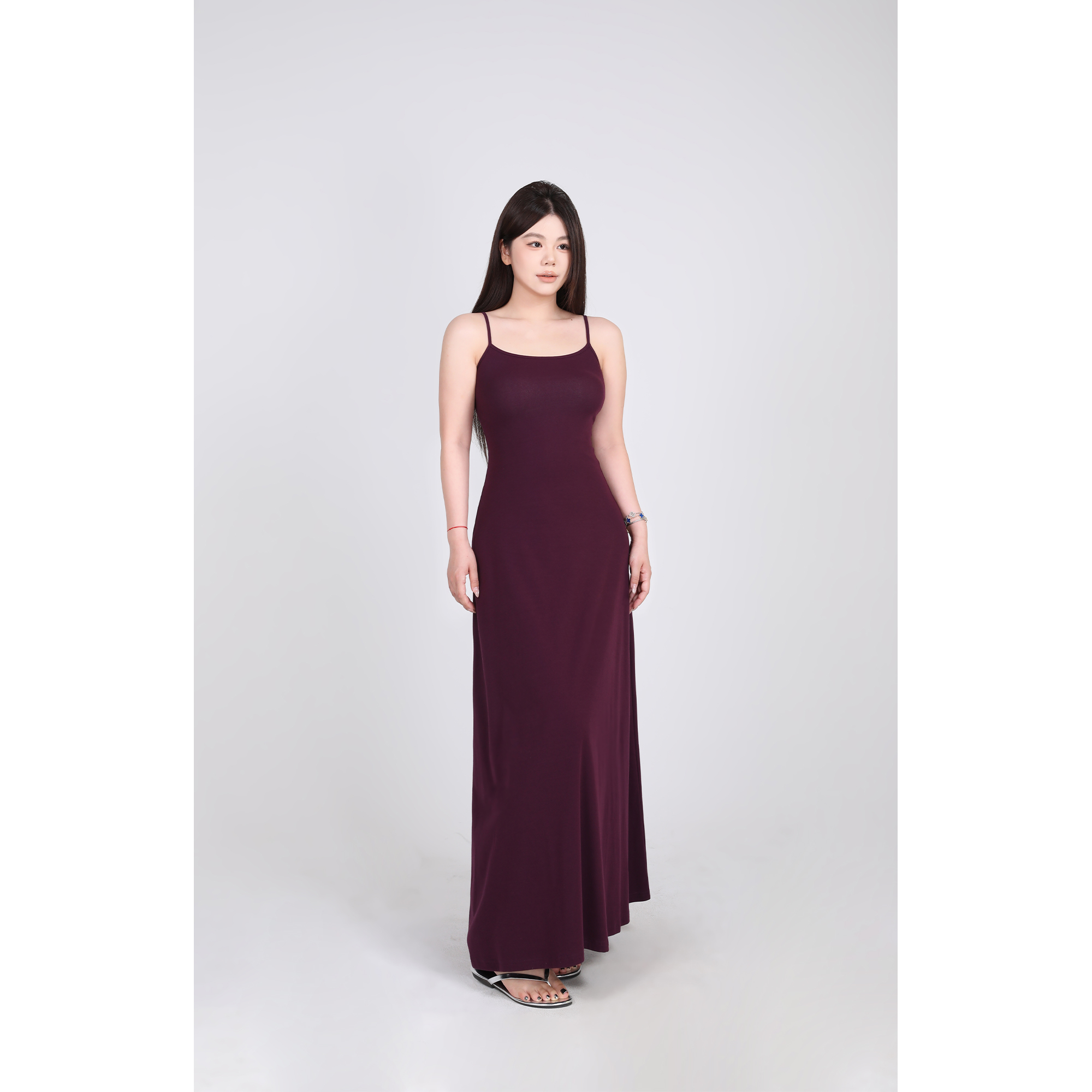 DarlingJust小野墩墩[御姐裙]吊带连衣裙长裙女内搭外穿显瘦