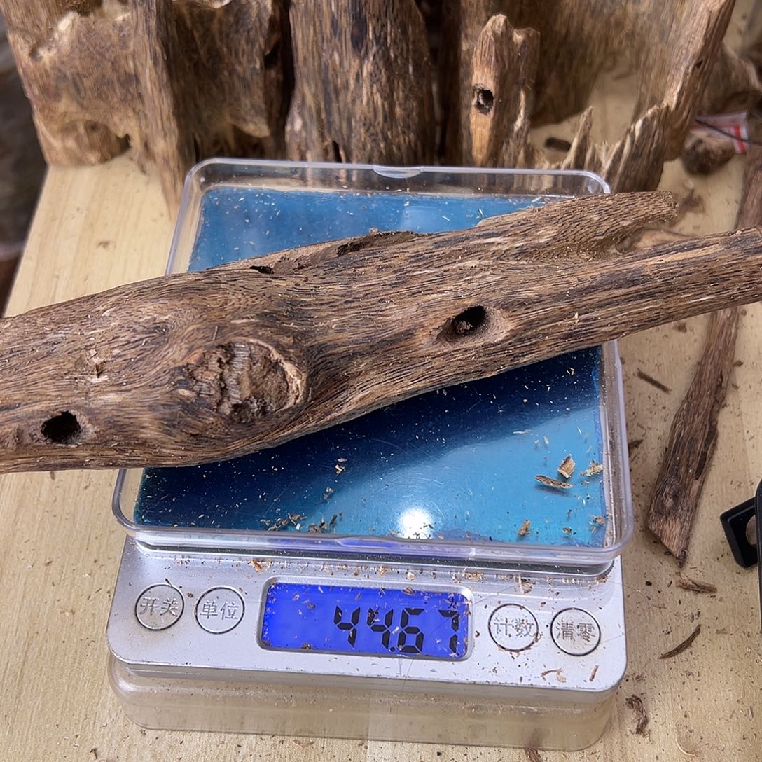 香料绿奇楠虫漏44克乌身