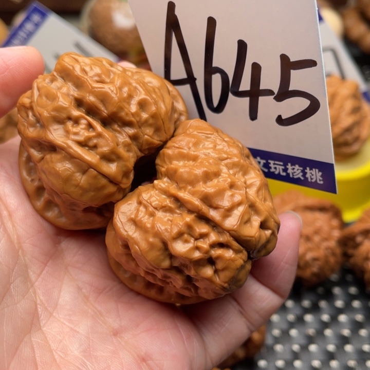桃核把件蛤蟆头43