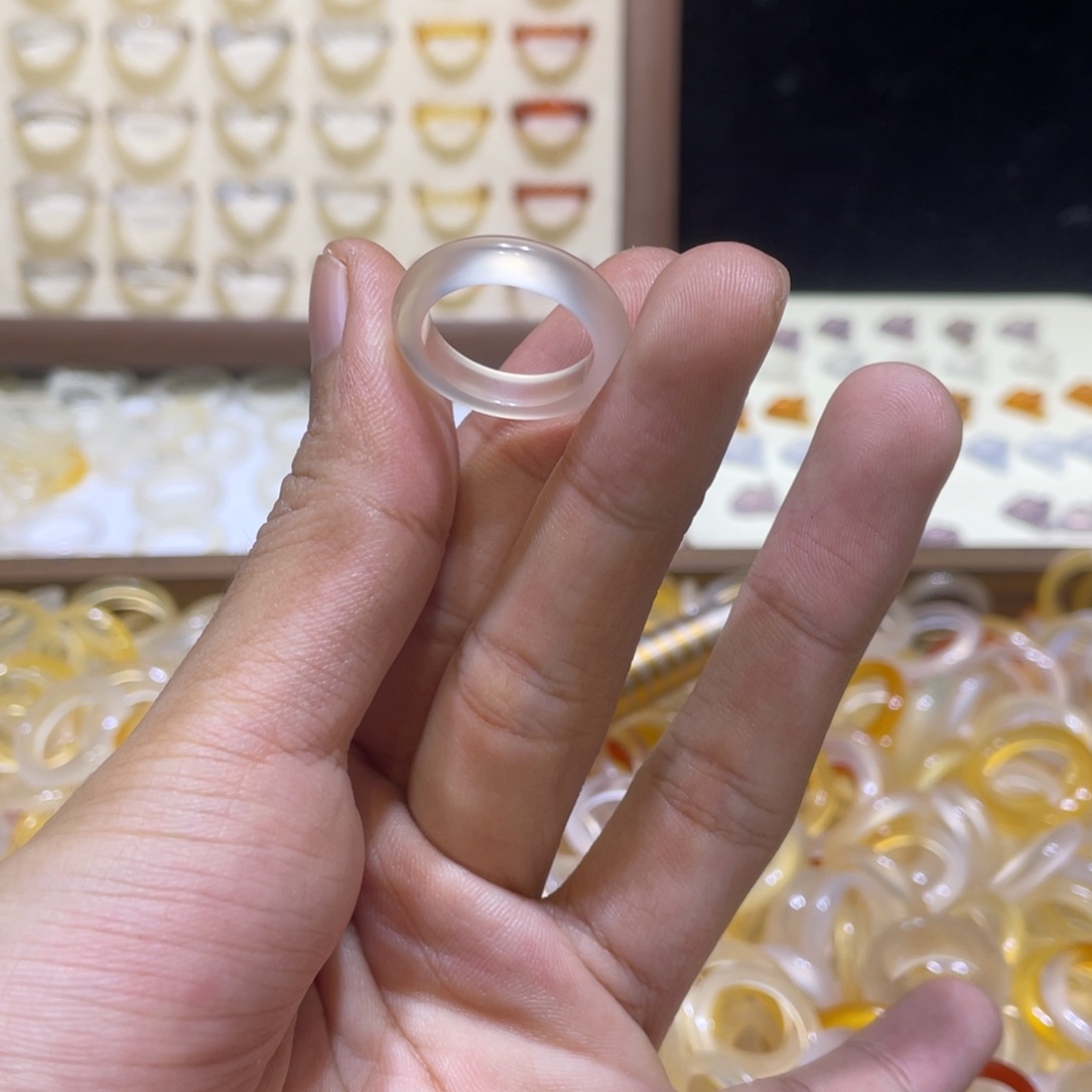 玛瑙/玉髓合金戒指45号港13