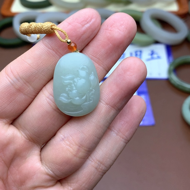 和田玉珠宝半成品未镶嵌