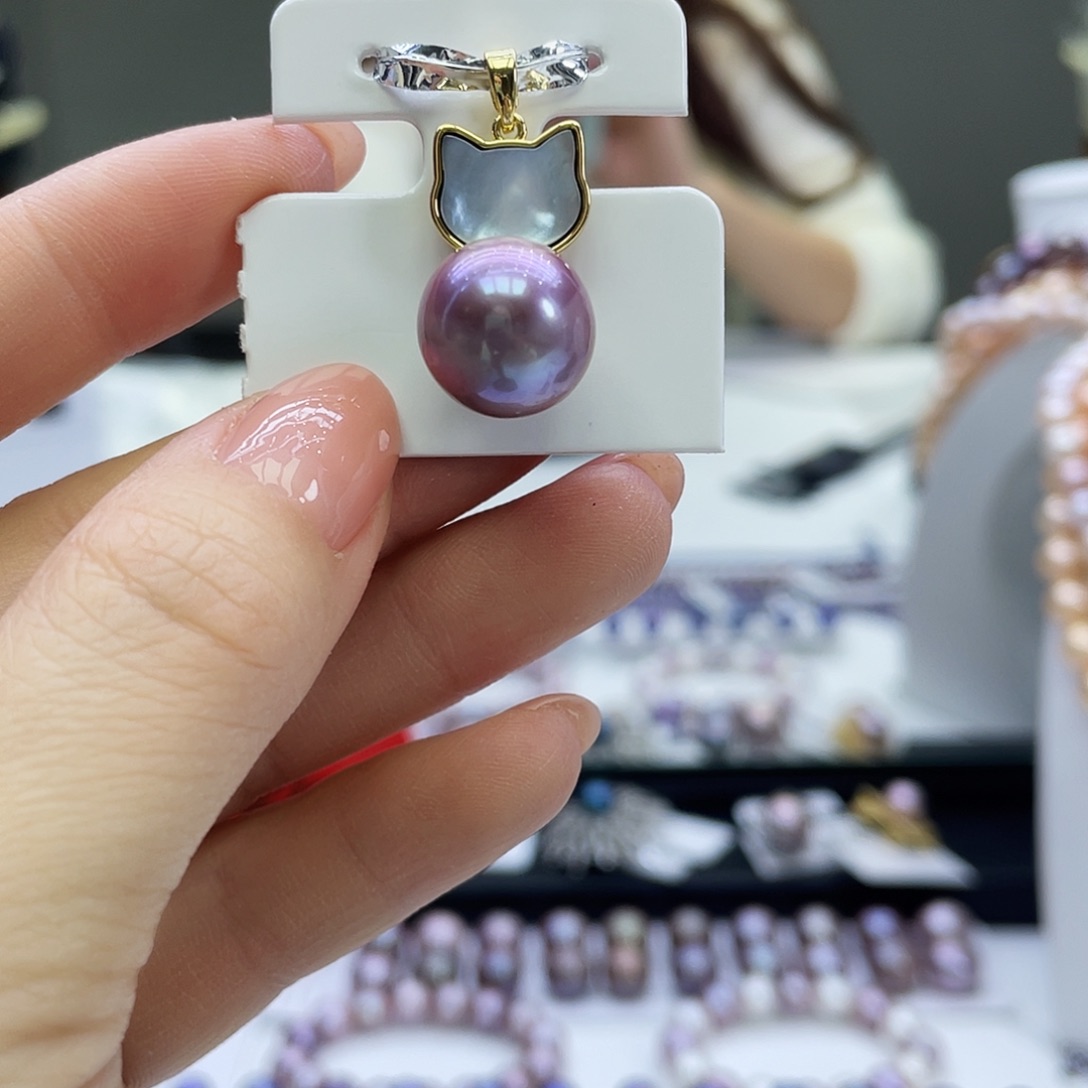 淡水珍珠未镶嵌吊坠