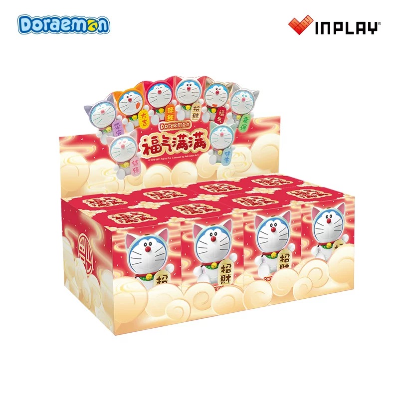哆啦A梦/机器猫福气满满场景盒蛋手办摆件盲盒全8款 3