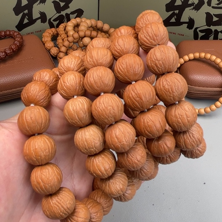 猴头核桃手串聚宝盆