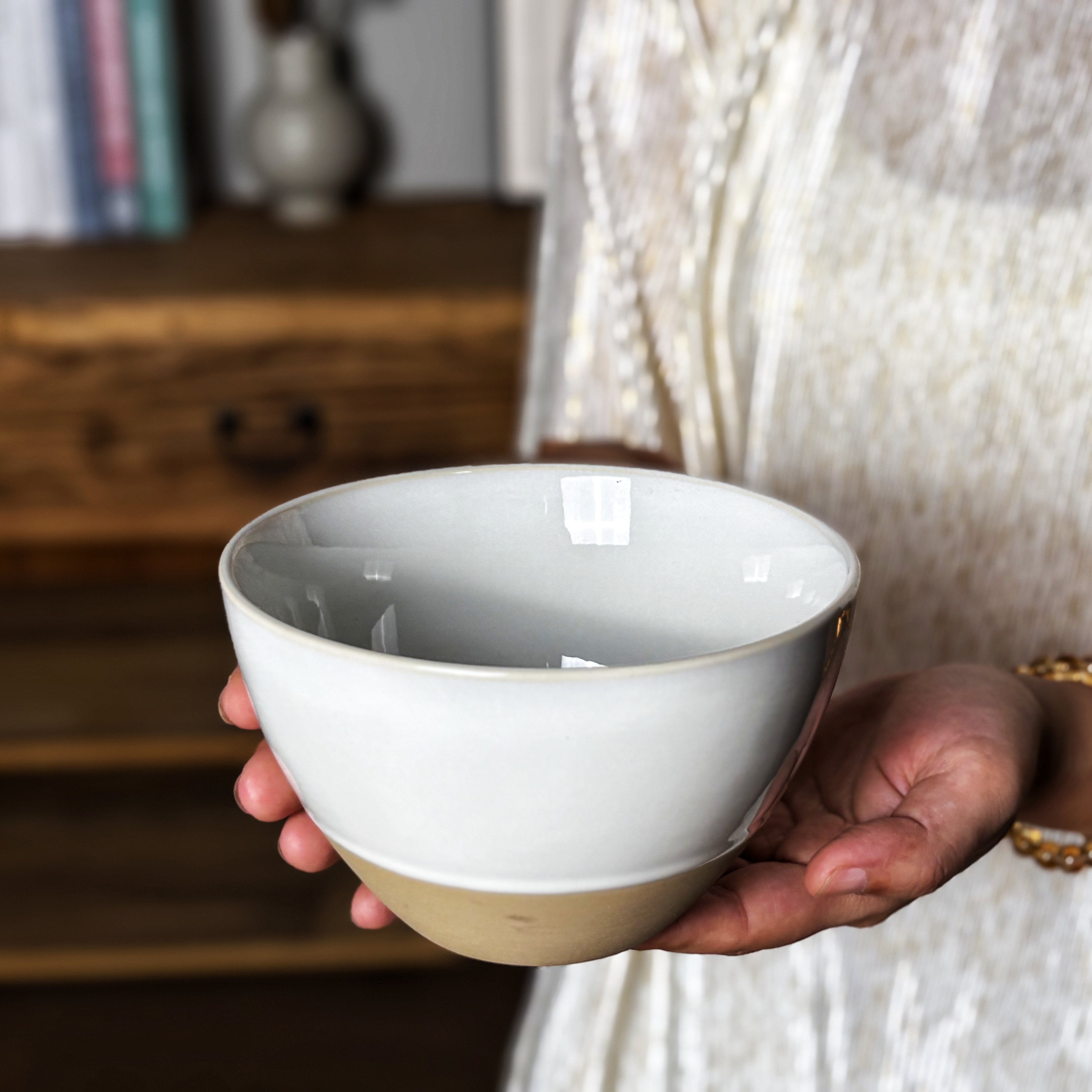 【简约风斗笠碗】B035家用陶瓷米饭碗实用高颜值面碗沙拉碗微瑕疵