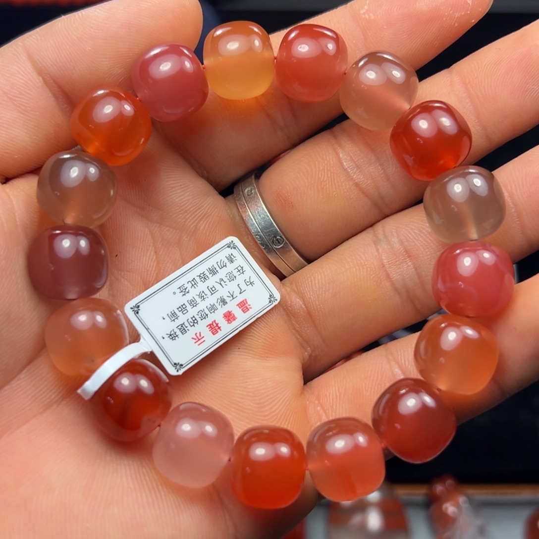 南红玛瑙未镶嵌手串