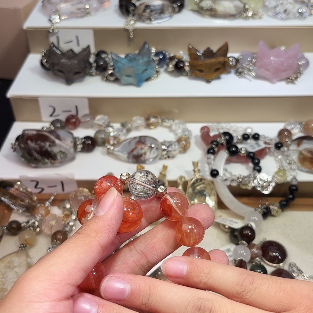 蜂***吗未镶嵌手链水晶水晶